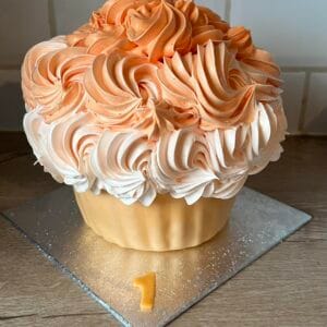 Giant cupcake